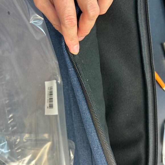 15.6" Acer Antimicrobial Laptop Chromebook Sleeve Zippered Case Denim Padded - Picture 3 of 3